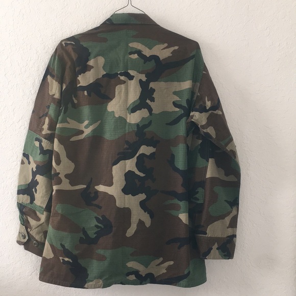 Men U.S. ARMY JACKET SIZE MEDIUM LONG - Picture 5 of 8